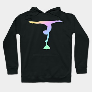 An Acrobat doing a split handstand on blocks Hoodie